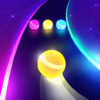 dancing road color ball run logo