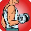 dumbbell home workout app logo