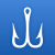 fishing points gps forecast full logo