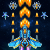 galaxy sky shooting logo