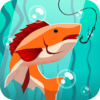 다음 텍스트를 한국어로 번역해주세요: 다운로드 Go Fish 1.4.4 - 재미있고 가벼운 안드로이드 낚시 게임 + 버그판 1 go fish android logo
