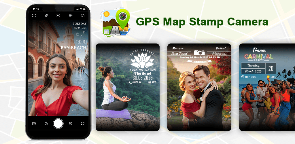 GPS Map Stamp: Geotag Photos with Timestamp Camera