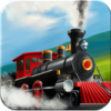 idle train tycoon logo