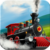 idle train tycoon logo