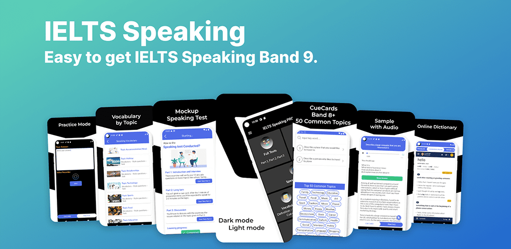 IELTS Speaking PRO Full Tests & Cue Cards Premium