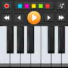 learn piano piano keyboard logo