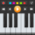 learn piano piano keyboard logo