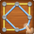line puzzle string art logo