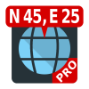 map coordinates pro android logo