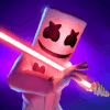 marshmello music dance logo