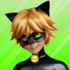 miraculous ladybug cat noir logo
