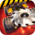 robot fighting 2 minibots 3d logo