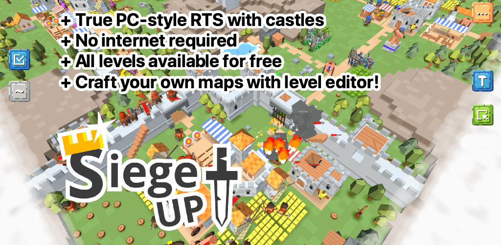 RTS Siege Up! - Medieval Warfare Strategy Offline