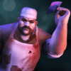 scary butcher 3d android games logo