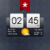 sense flip clock logo