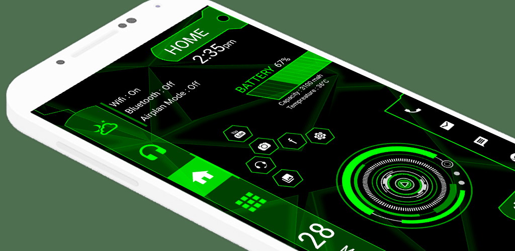 Strip hi-tech Launcher 2018 - hitech theme