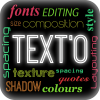 texto pro write on photos full logo