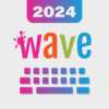 wave animated keyboard logo