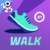 weight loss by walking logo